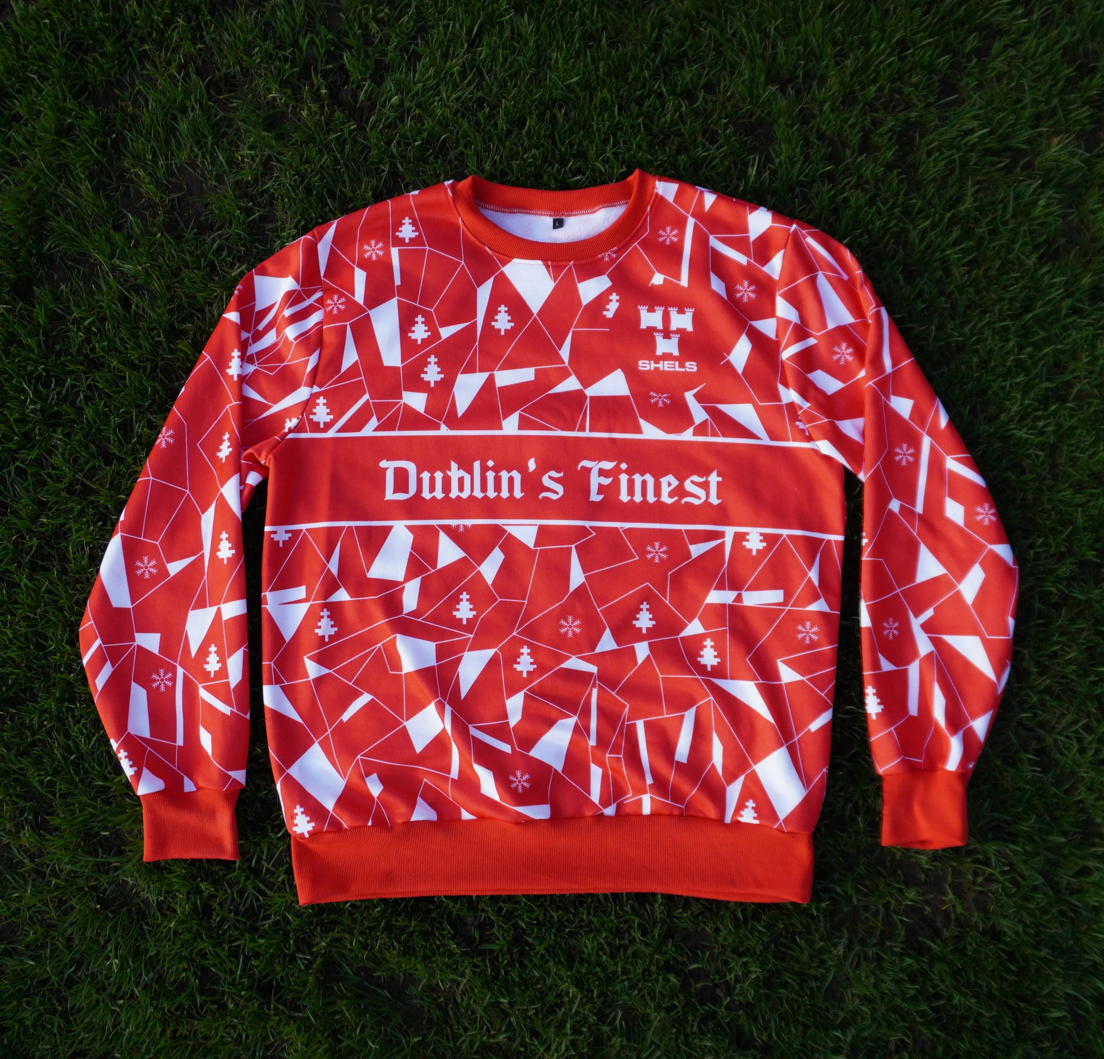 Adults Shelbourne FC 'Dublin's Finest' Christmas Jumper