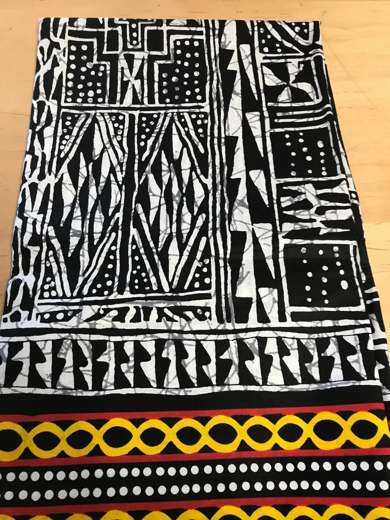 African Print Two-Piece Dress