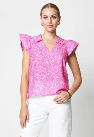 Alma Top Pink Daisy