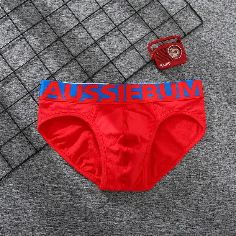 Aussiebum wide brim candy color men's underwear four corner boxer