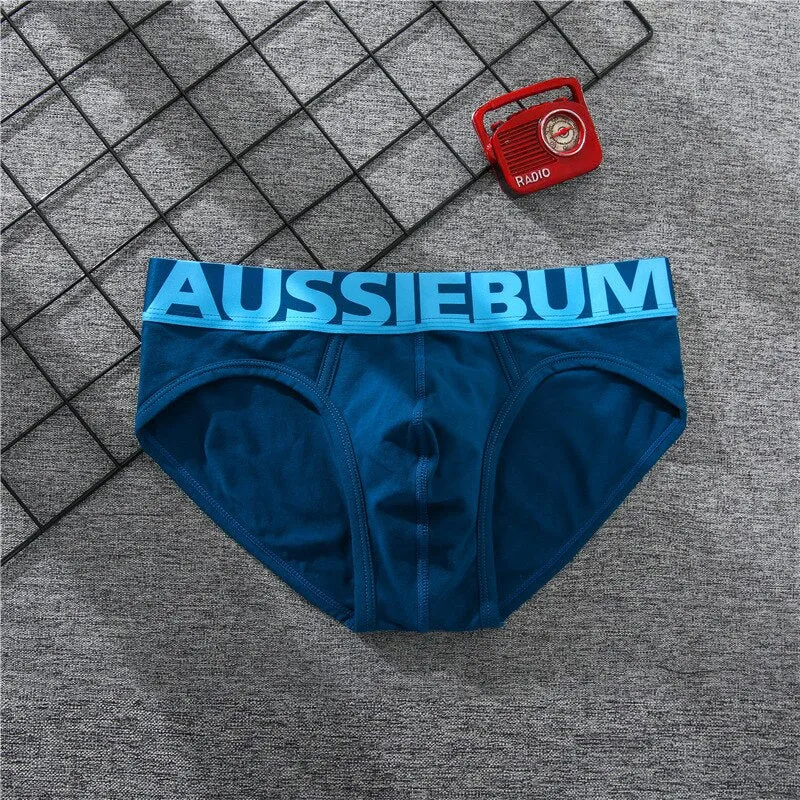 Aussiebum wide brim candy color men's underwear four corner boxer