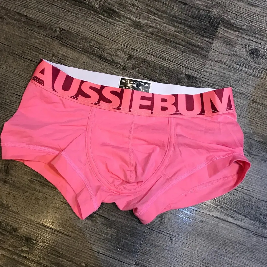 Aussiebum wide brim candy color men's underwear four corner boxer