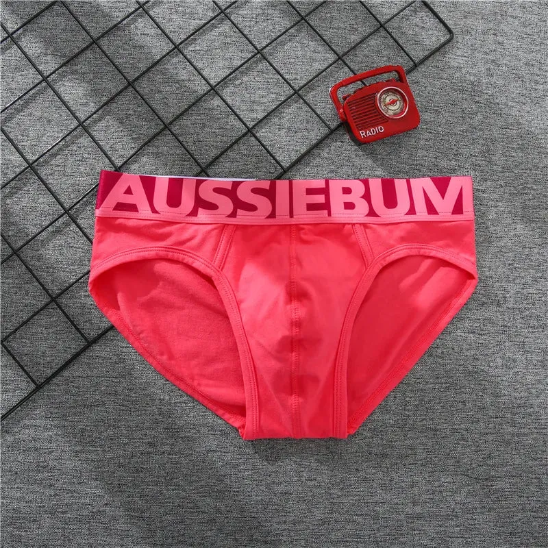 Aussiebum wide brim candy color men's underwear four corner boxer