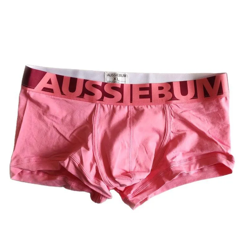 Aussiebum wide brim candy color men's underwear four corner boxer