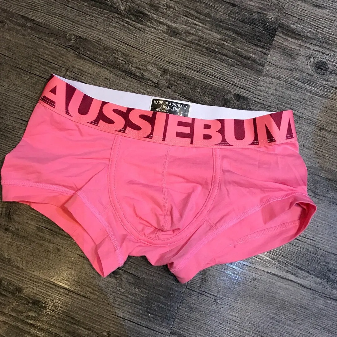 Aussiebum wide brim candy color men's underwear four corner boxer