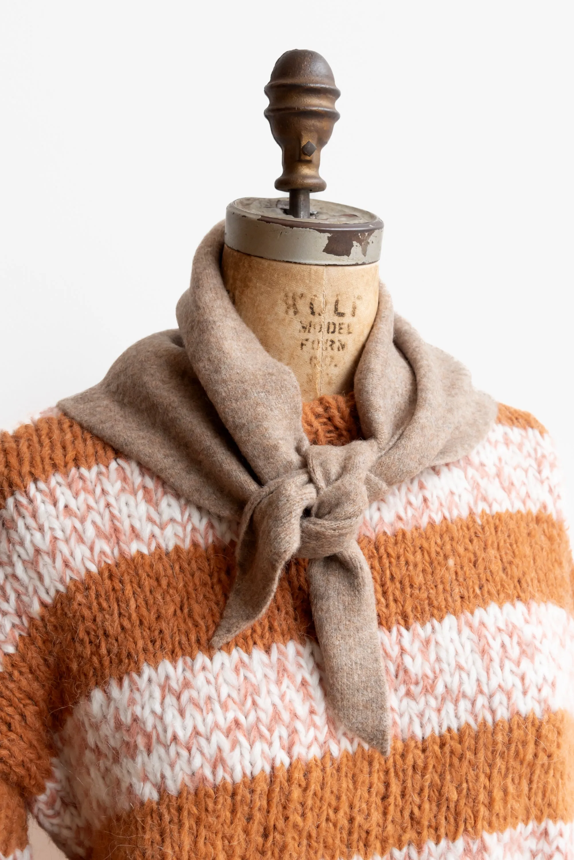 Billy Bamboo Fuzzy Wool Cravat Scarf