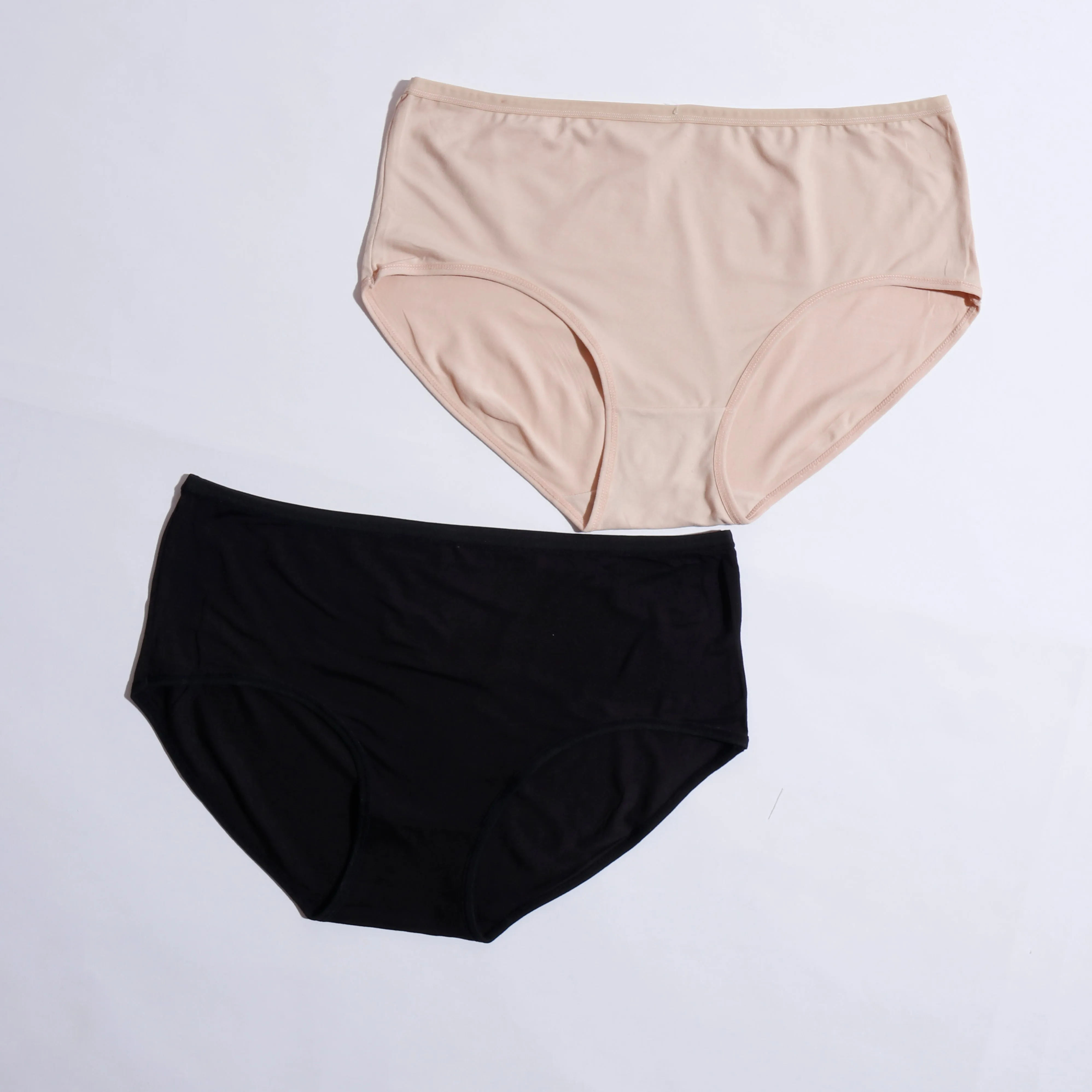 Breathable Cotton Plain Panties  (P-1363)