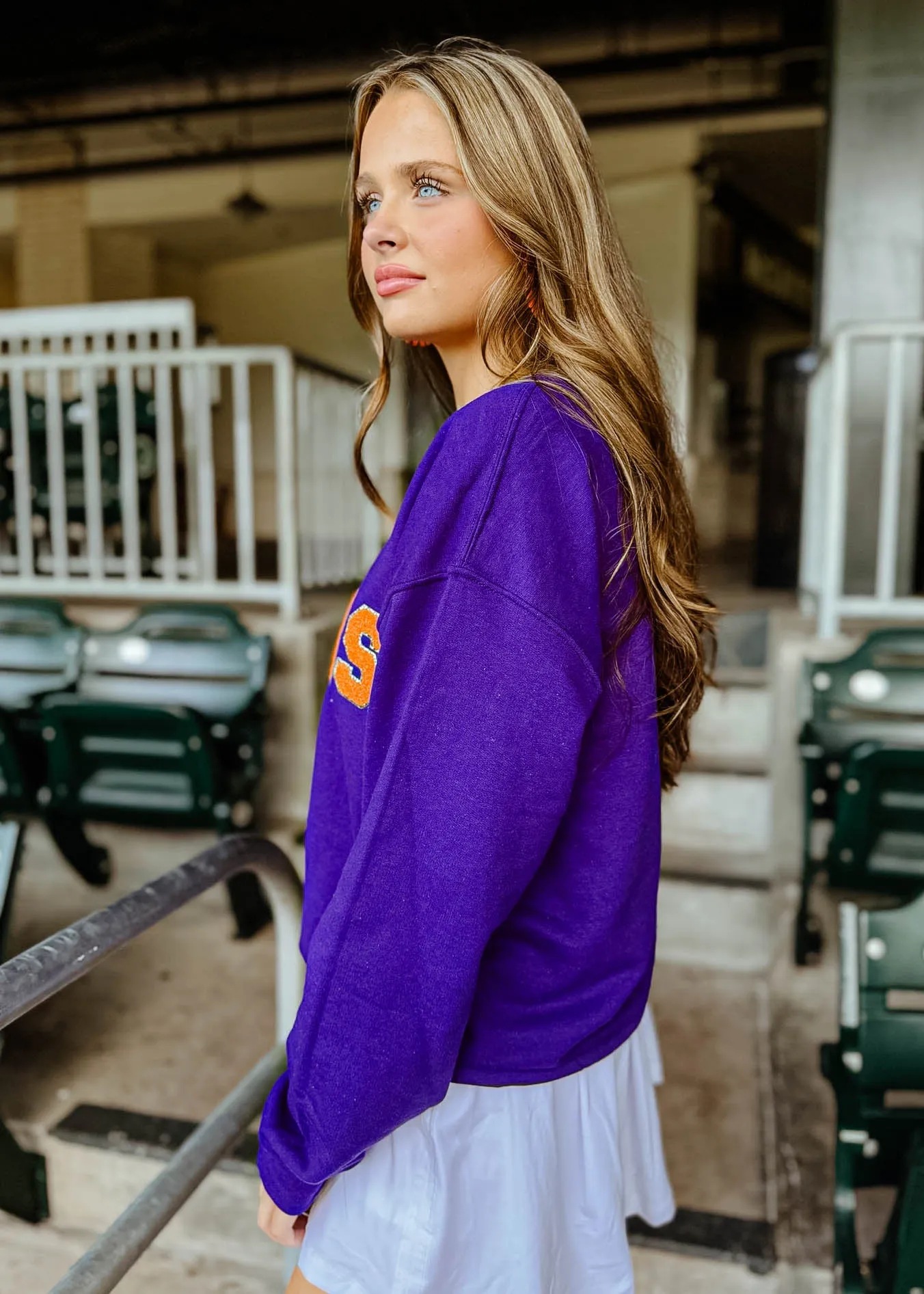 Clemson Varsity Patch Sweatshirt