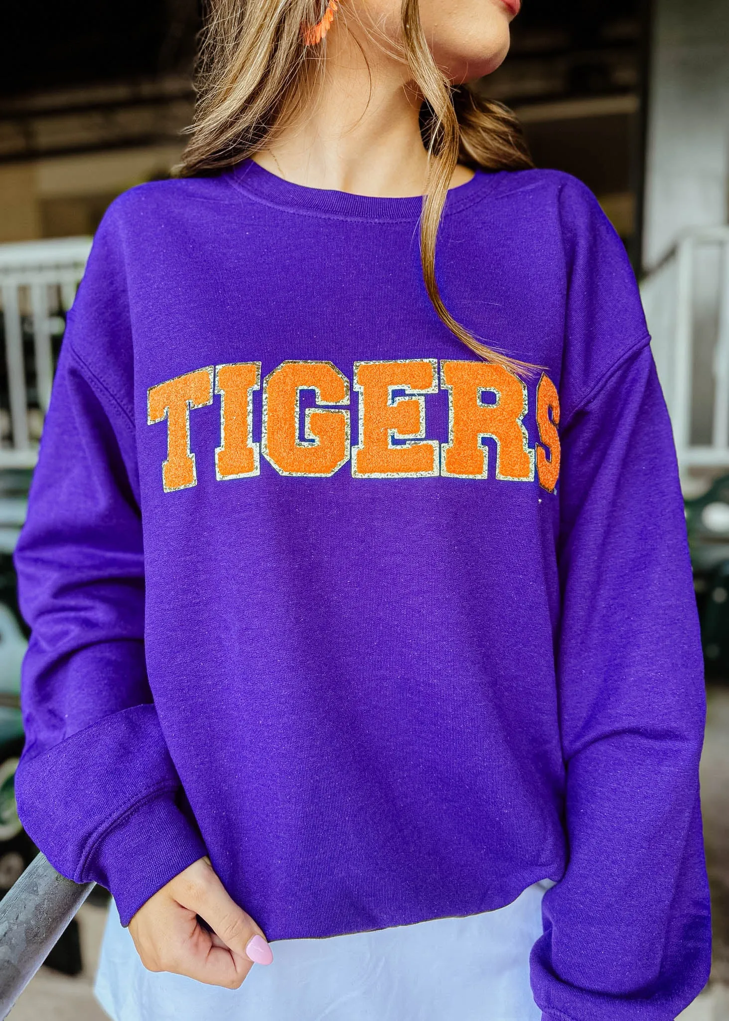 Clemson Varsity Patch Sweatshirt
