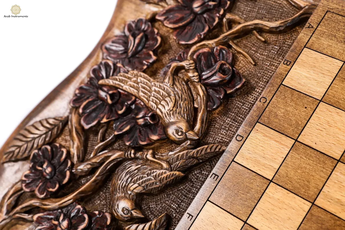 Copyrighted Premium Backgammon Deer in the Wood #AI11854