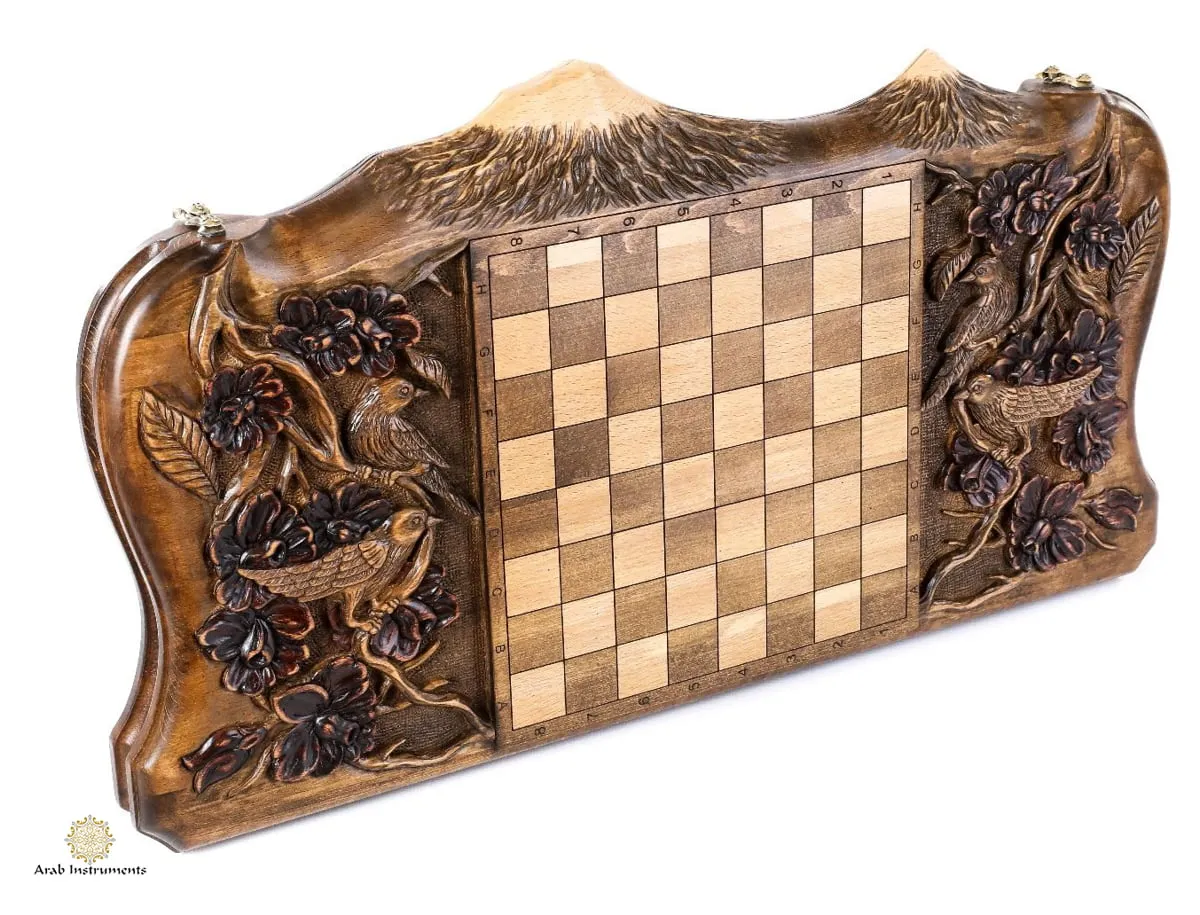 Copyrighted Premium Backgammon Deer in the Wood #AI11854