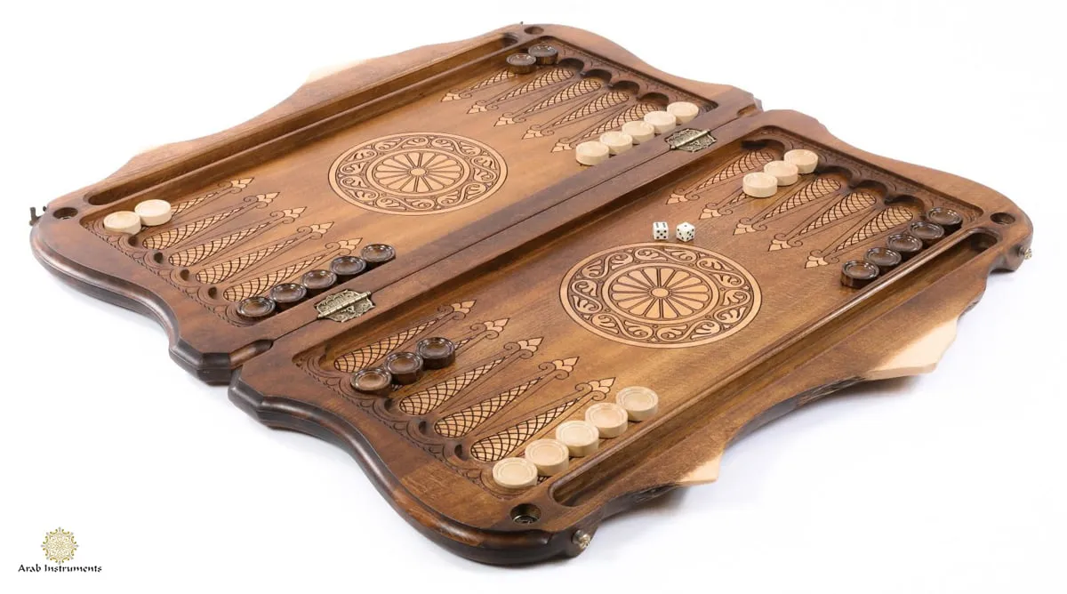 Copyrighted Premium Backgammon Deer in the Wood #AI11854
