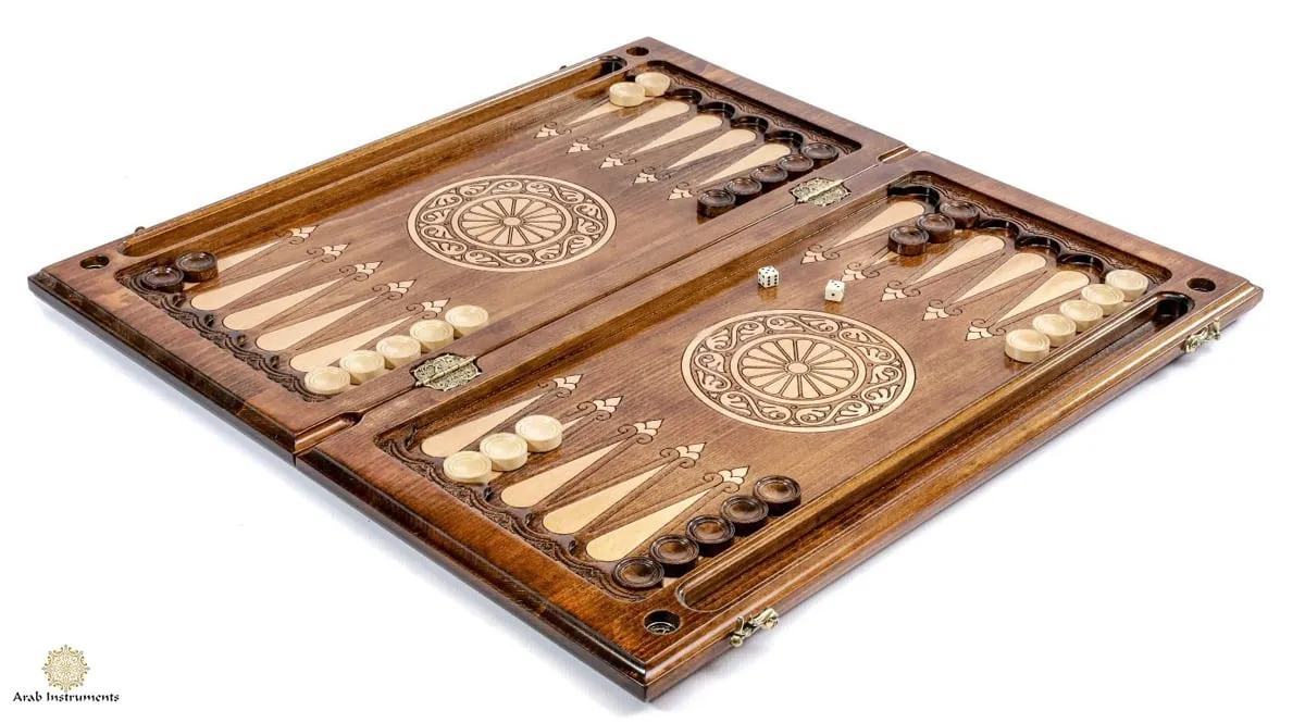 Copyrighted Premium Backgammon The Flower Skulls #AI11558
