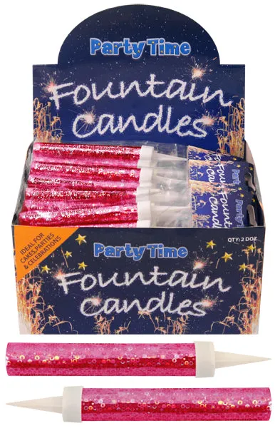 Fountain Ice Hot Pink Sparkling  12cm