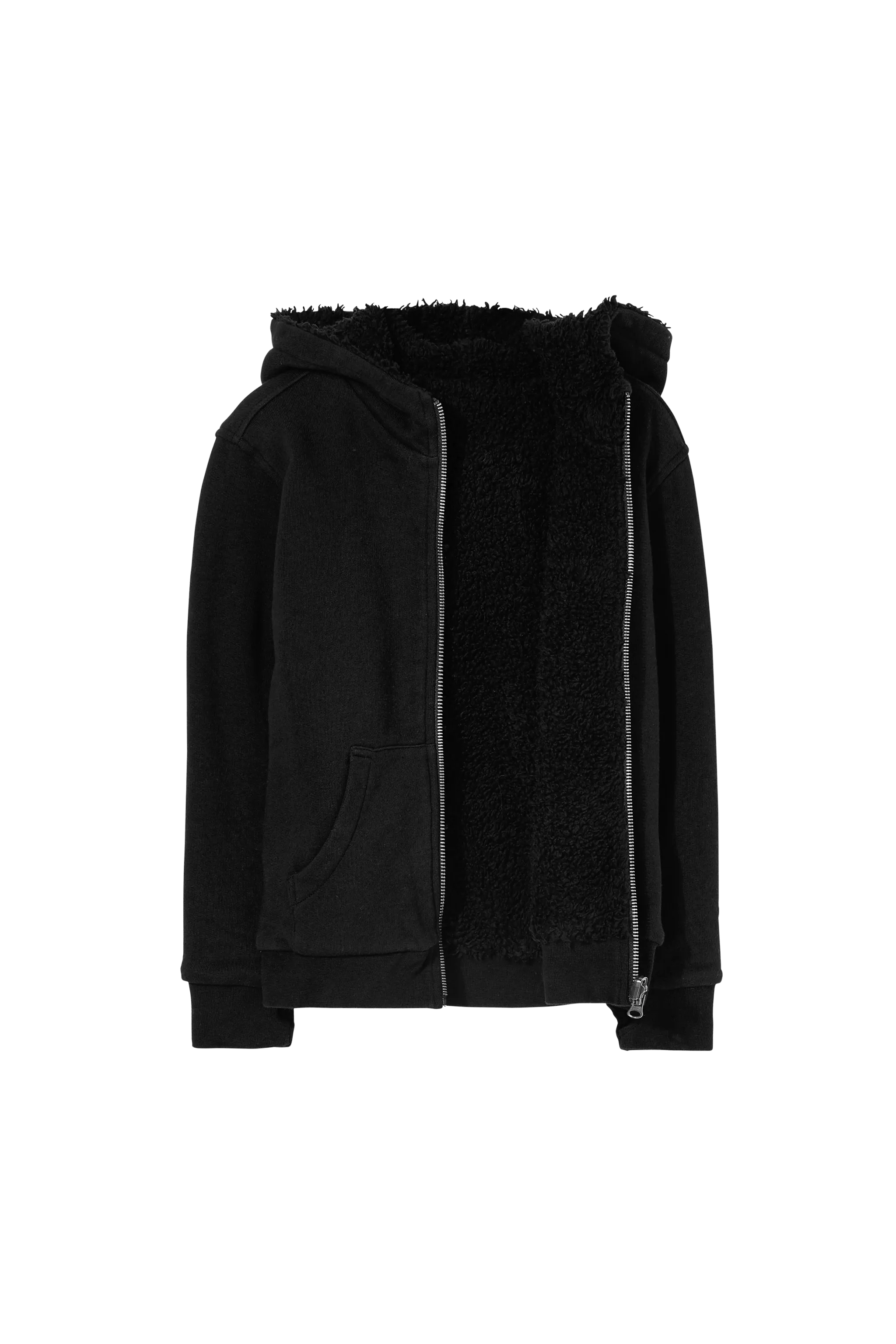 HOOPER Black - Reversible  Zipped Hoodie