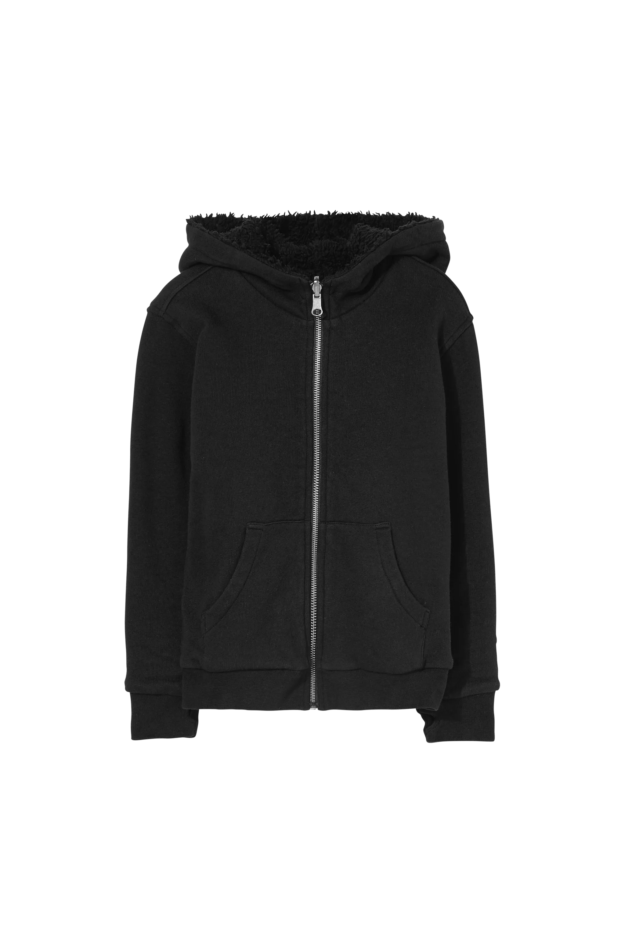 HOOPER Black - Reversible  Zipped Hoodie
