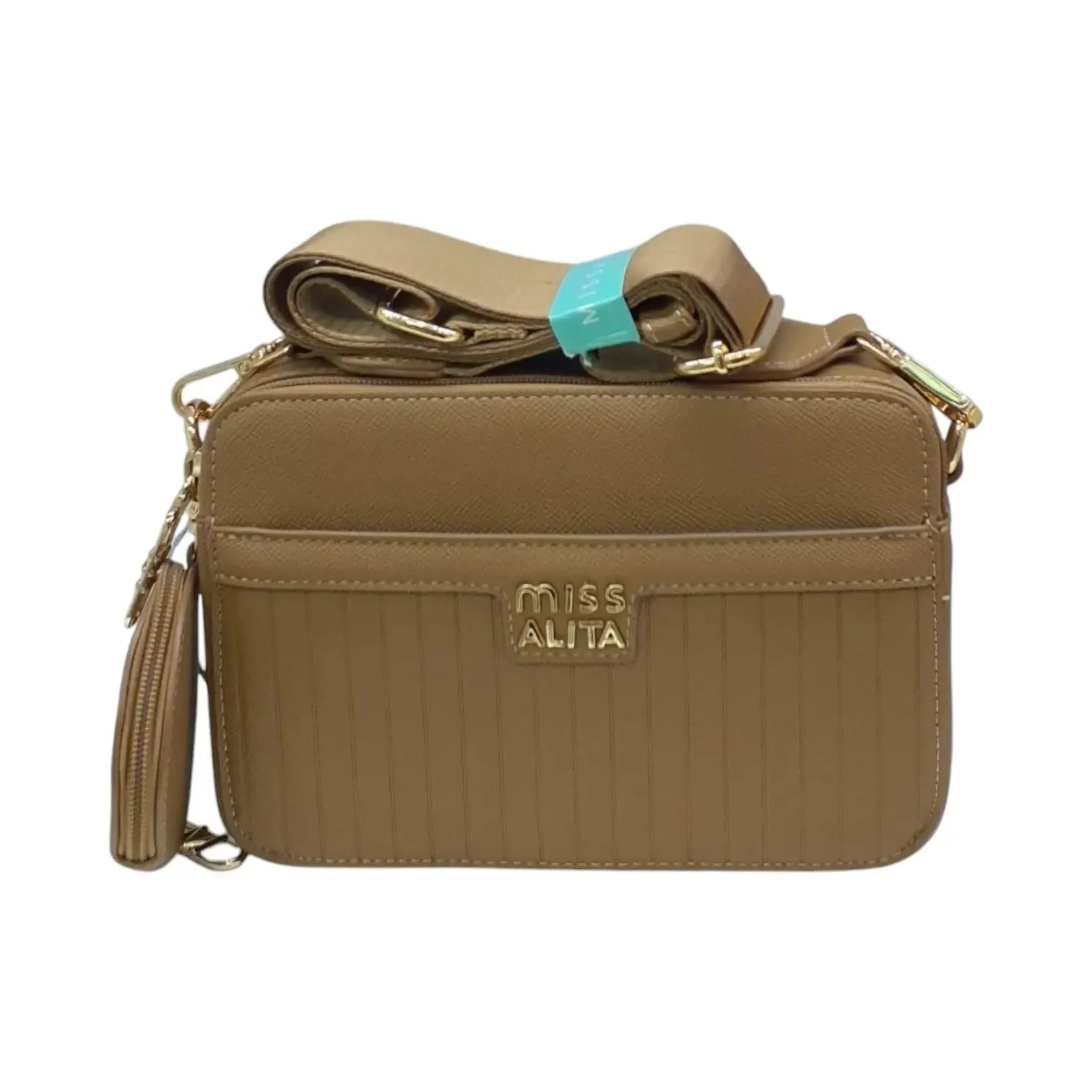 Miss Alita Minimalist Crossbody Bag with Small Pouch