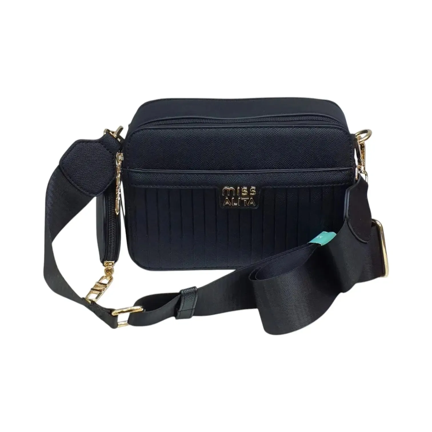 Miss Alita Minimalist Crossbody Bag with Small Pouch