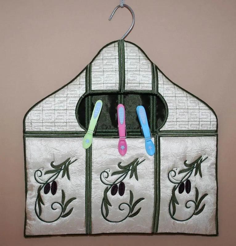 Olive Peg Bag