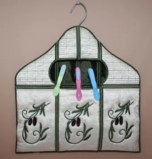 Olive Peg Bag