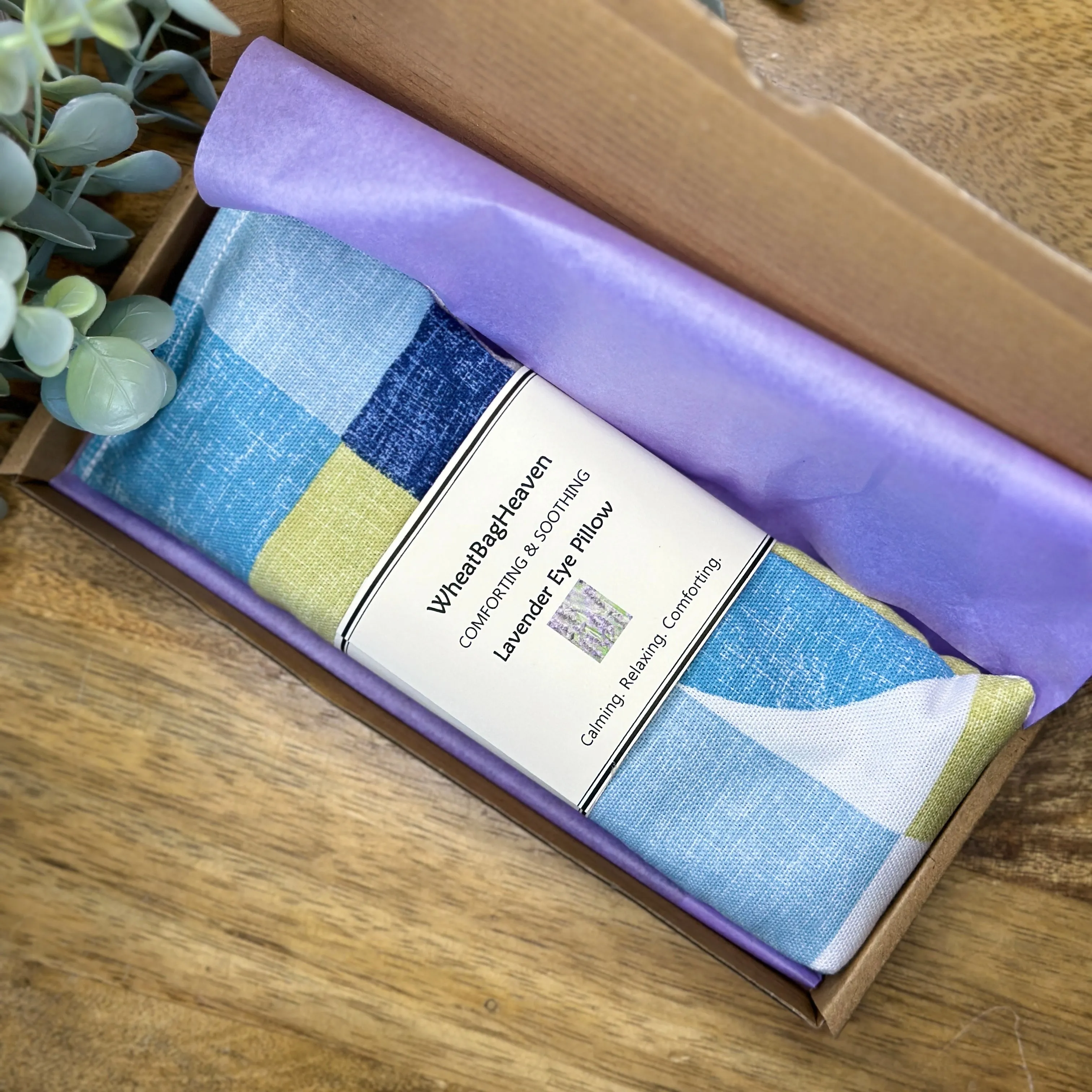 Practical cotton eye pillows for tired, irritated eyes