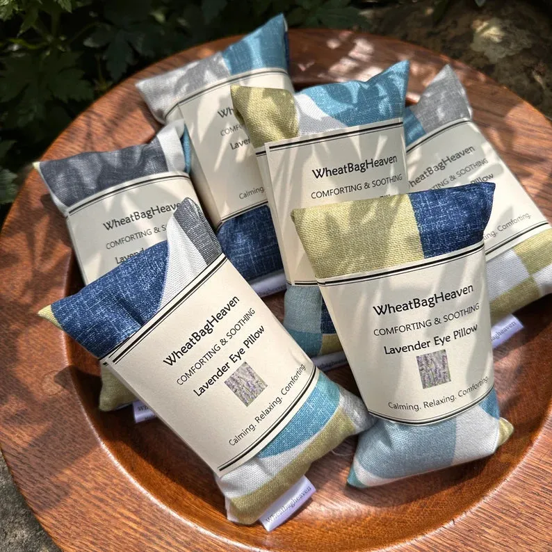Practical cotton eye pillows for tired, irritated eyes