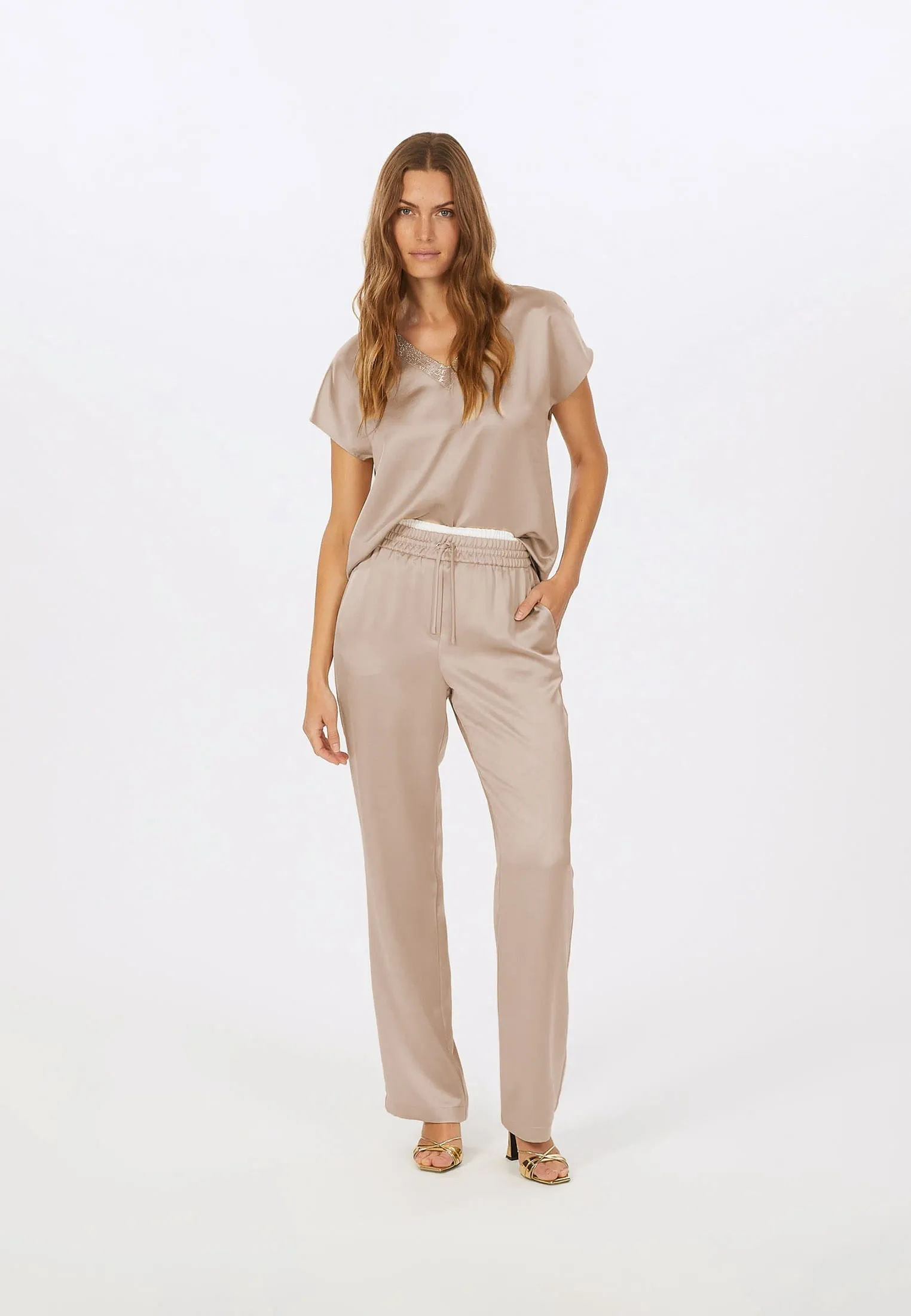 Satin Top - Desert