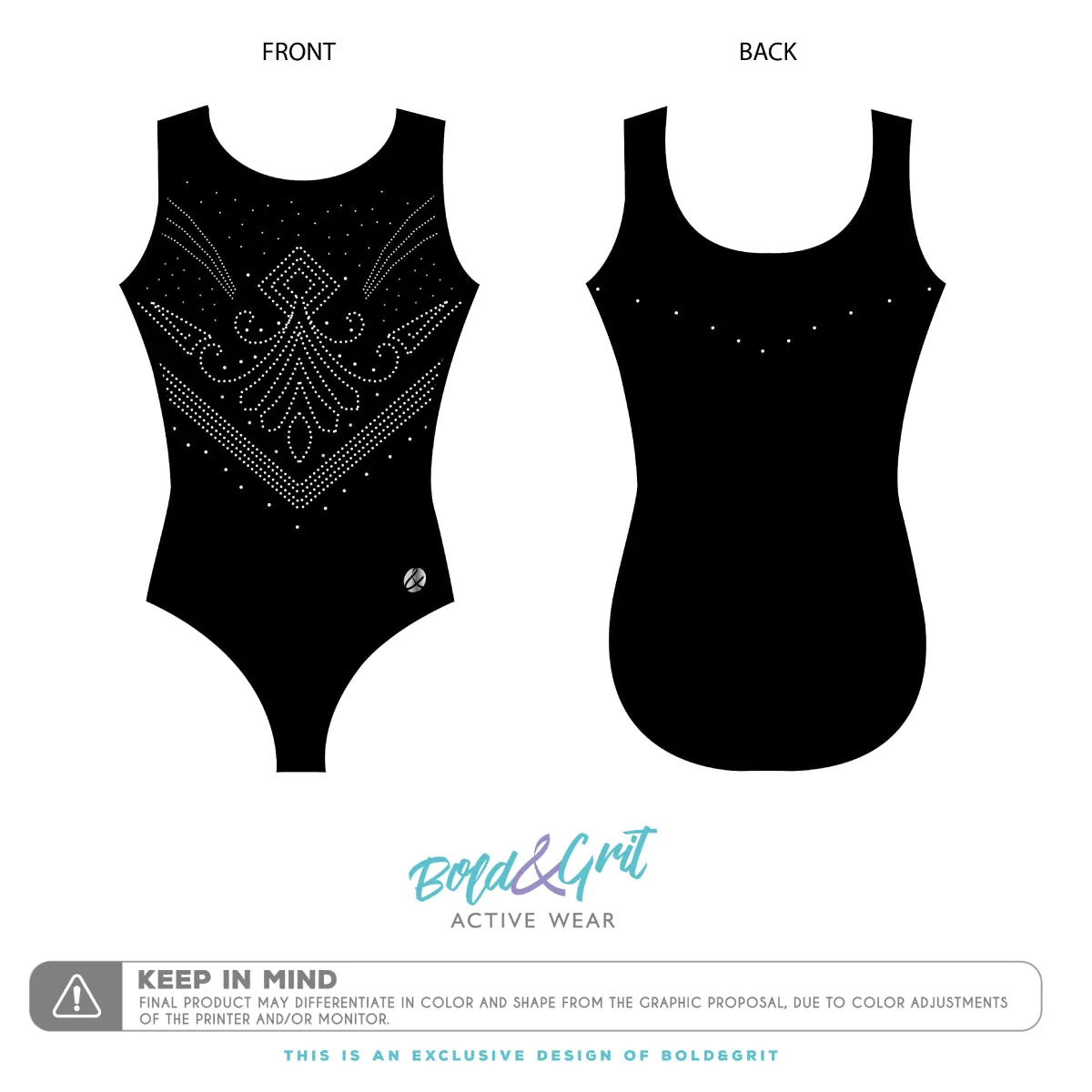 Silver Sparkling leotard