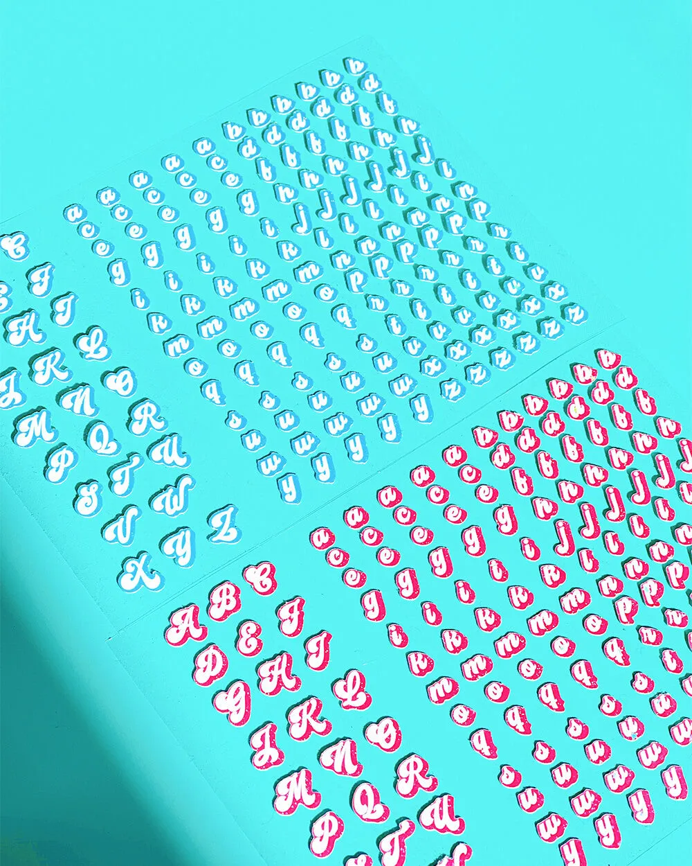 Sparkling Letters Sticker