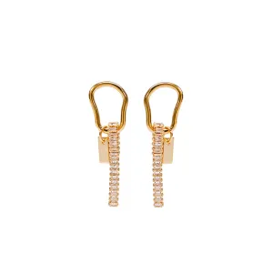 Sparkling Sway Earrings Gold