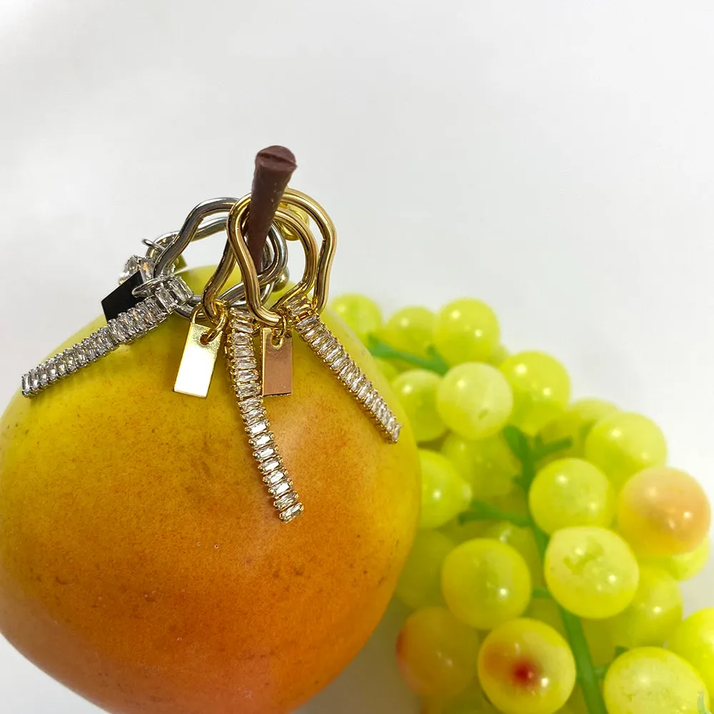 Sparkling Sway Earrings Silver