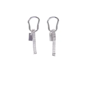 Sparkling Sway Earrings Silver