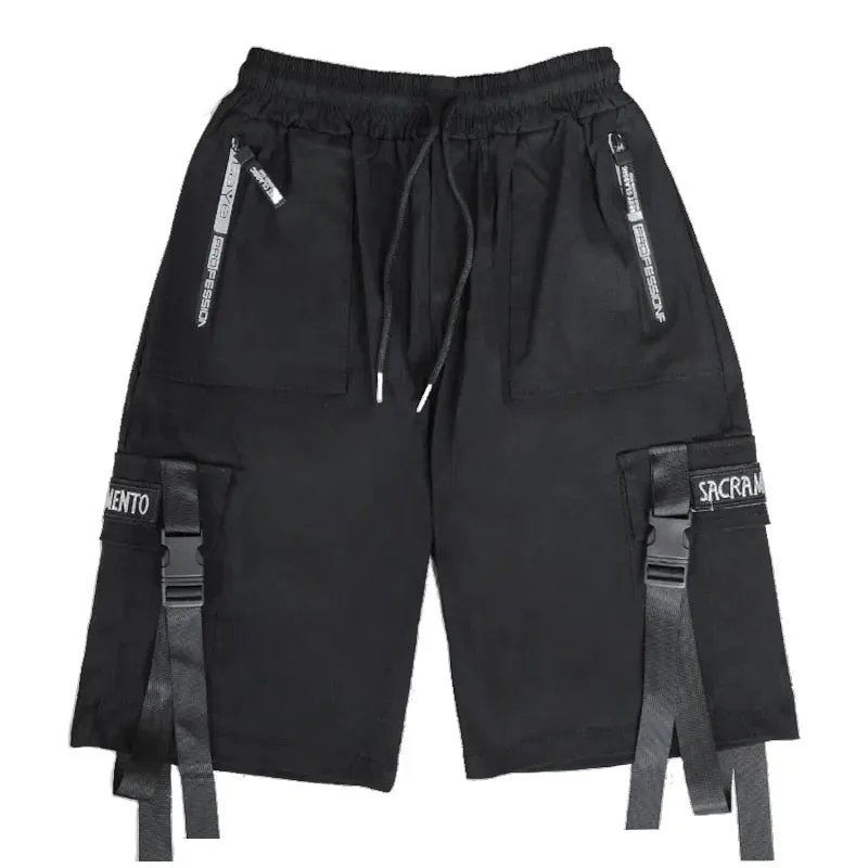 Summer Shorts Men Harajuku Streetwear Casual Man's Cargo Shorts
