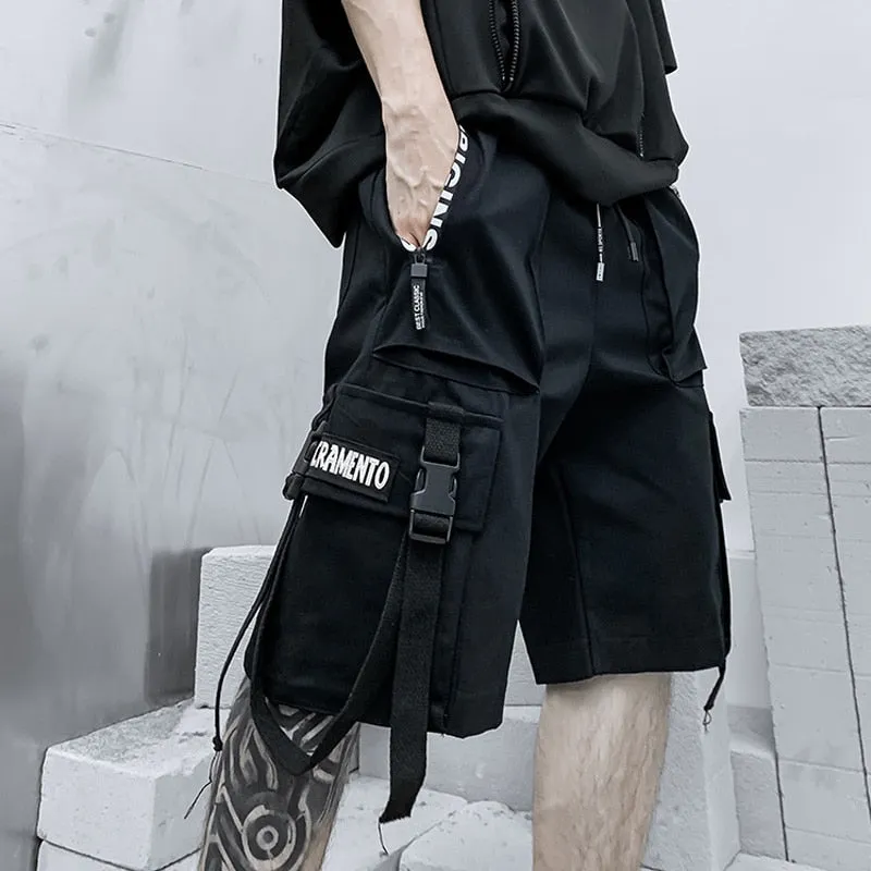 Summer Shorts Men Harajuku Streetwear Casual Man's Cargo Shorts