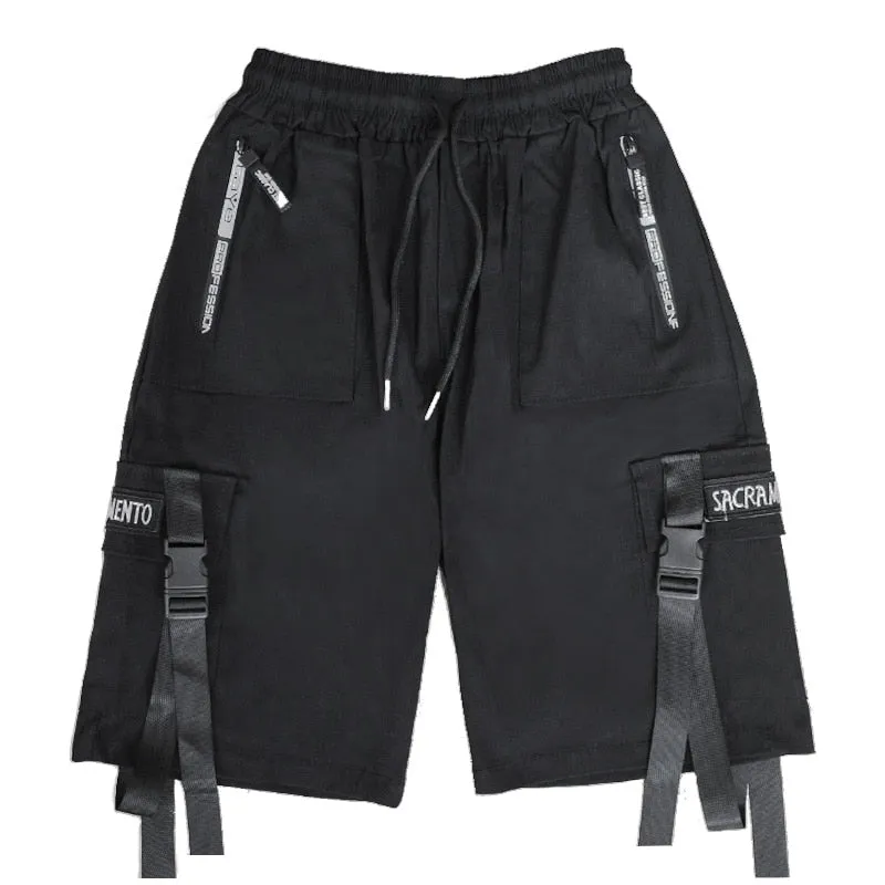 Summer Shorts Men Harajuku Streetwear Casual Man's Cargo Shorts