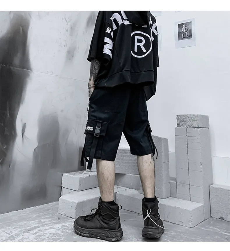 Summer Shorts Men Harajuku Streetwear Casual Man's Cargo Shorts