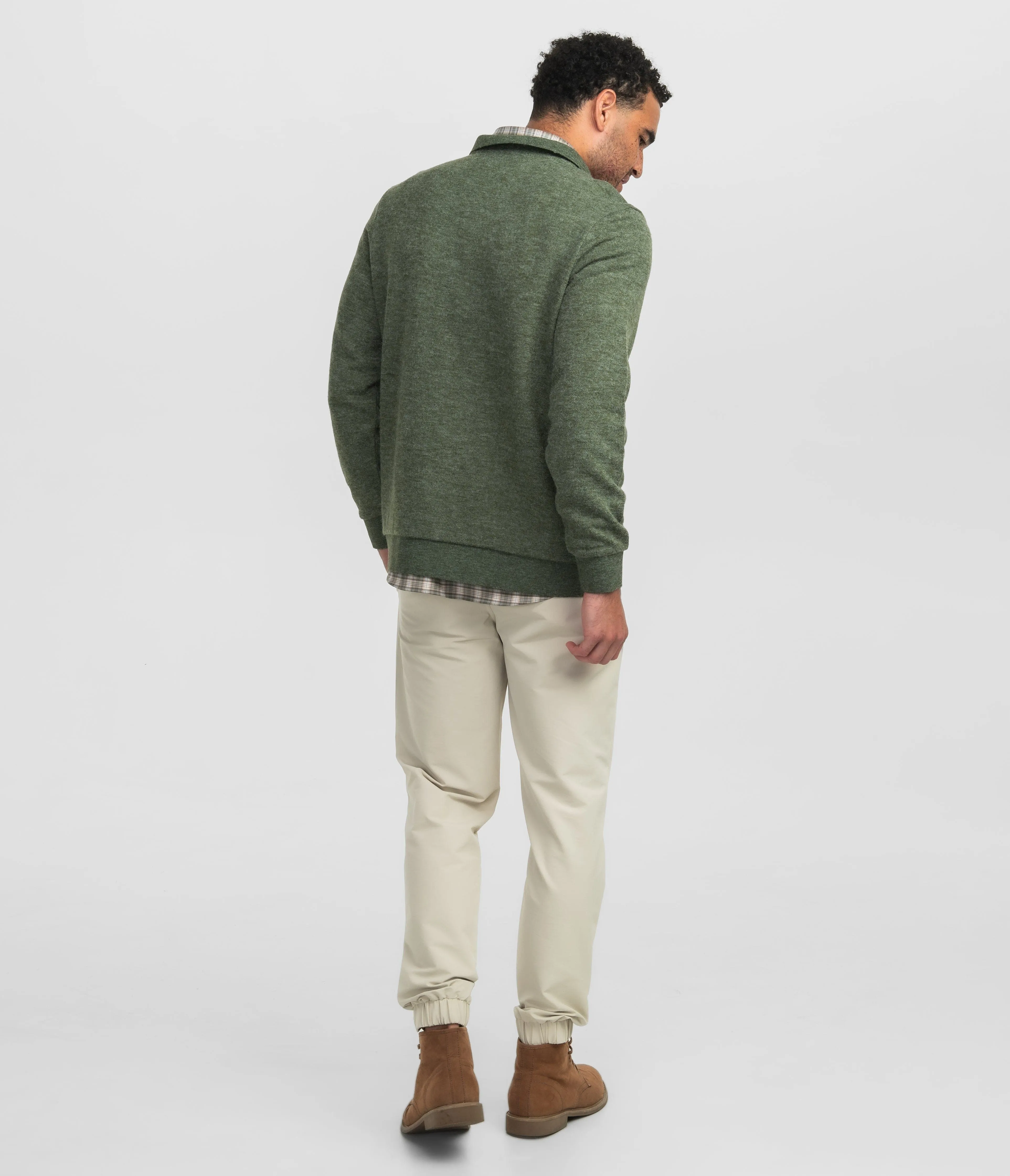 Sweater Fleece Elevated Pullover - Cedar