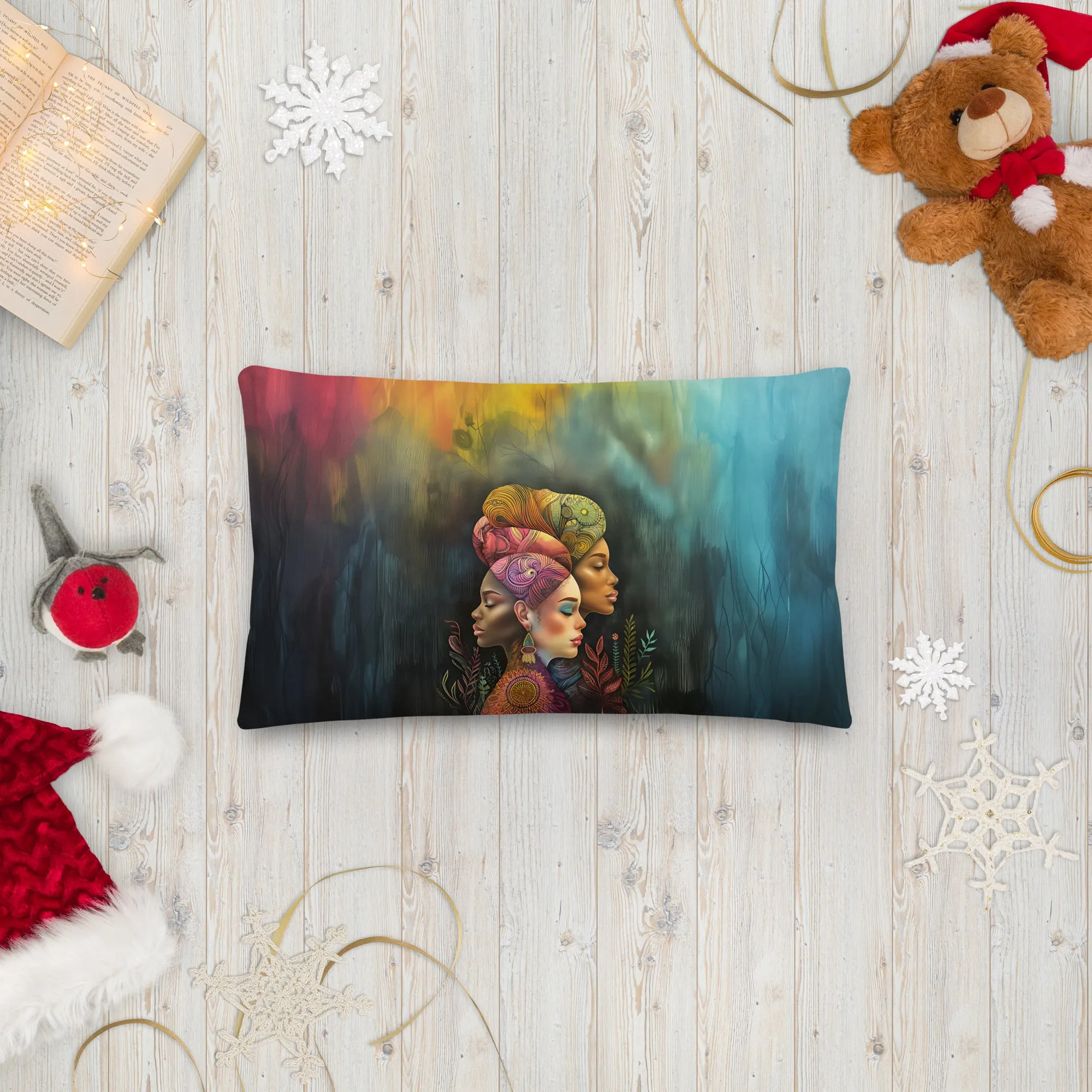 Timeless Faces Premium Pillow