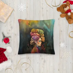 Timeless Faces Premium Pillow