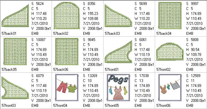 Washday Peg Bag