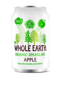 Whole Earth Organic Sparkling Apple 330ml